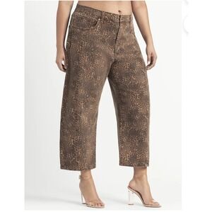 Jessica Simpson Women's Plus 20W Myrtle Barrel Stretch Denim Jeans Boho Festival